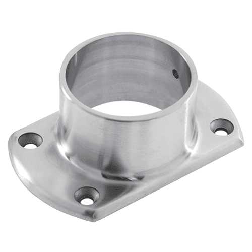 Get Lavi Industries Satin Stainless Steel 4" Cut Wall Flange with Philips Screws