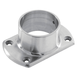 Get Lavi Industries Satin Stainless Steel 4" Cut Wall Flange with Philips Screws