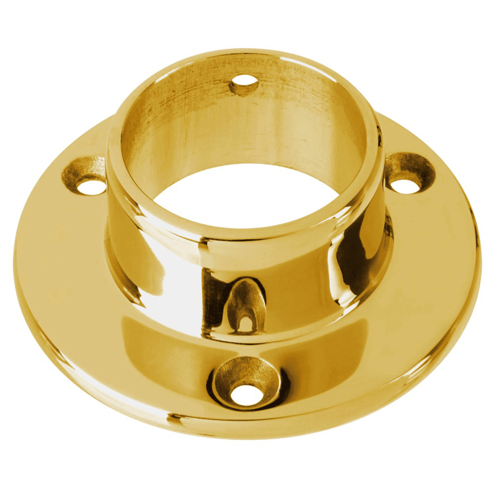 1-1/2" Wall Flange, Polished Brass from Lavi Industries