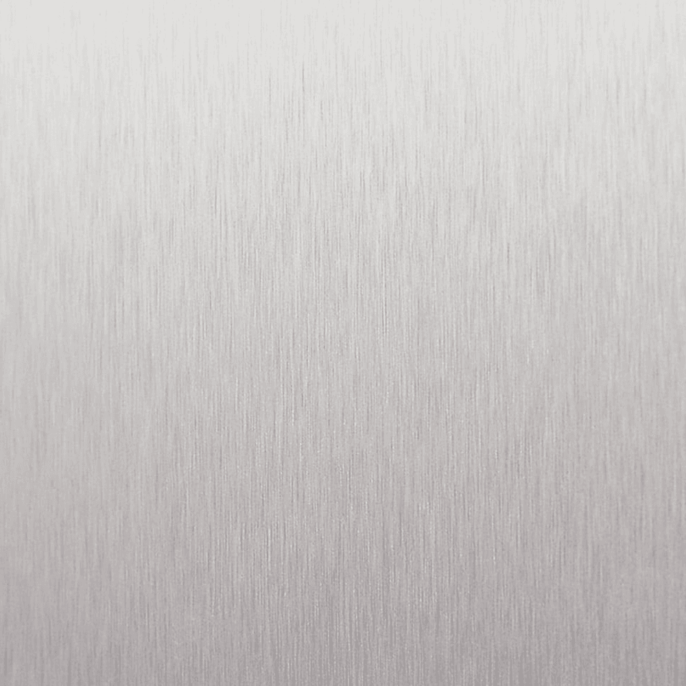 Formica M0605-99 Brushed Aluminum DecoMetal Finish 48" x 120 Vertical Postforming Grade Solid Metal Laminate Image 2