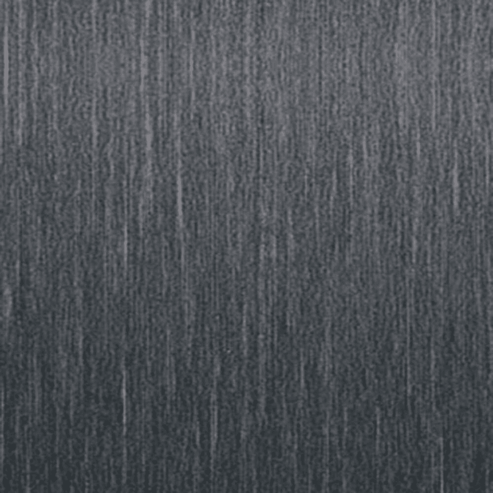 Formica Solid Metal Laminate M4254-99 Brushed Black Aluminum, Vertical Postforming Grade DecoMetal Finish, 48" x 96 - Metal Laminate Sheet