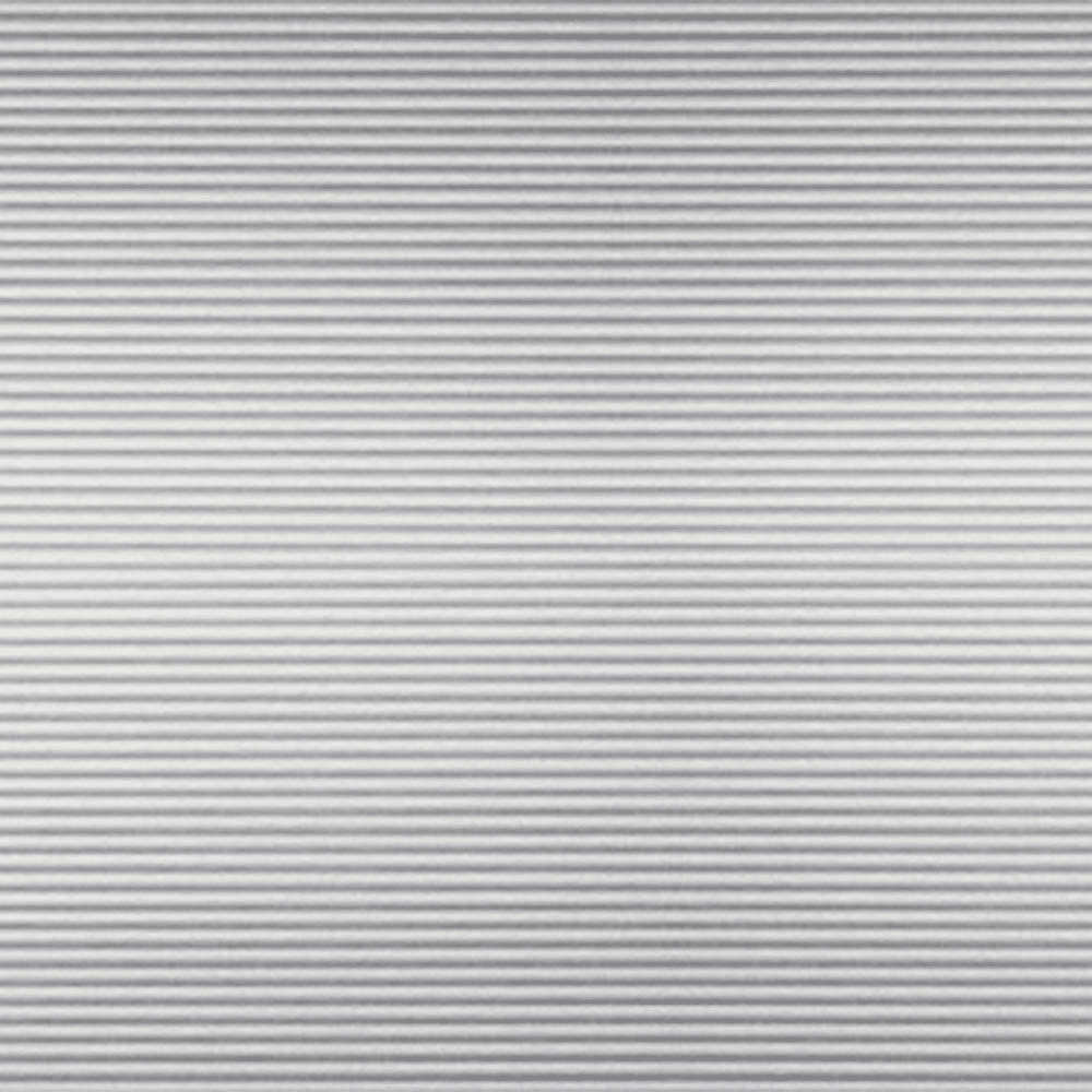 Solid Metal Laminate M4749-99 Horizontal Corrugated Matte Aluminum, Vertical Postforming Grade DecoMetal Finish, 48" x 96 - Main Image