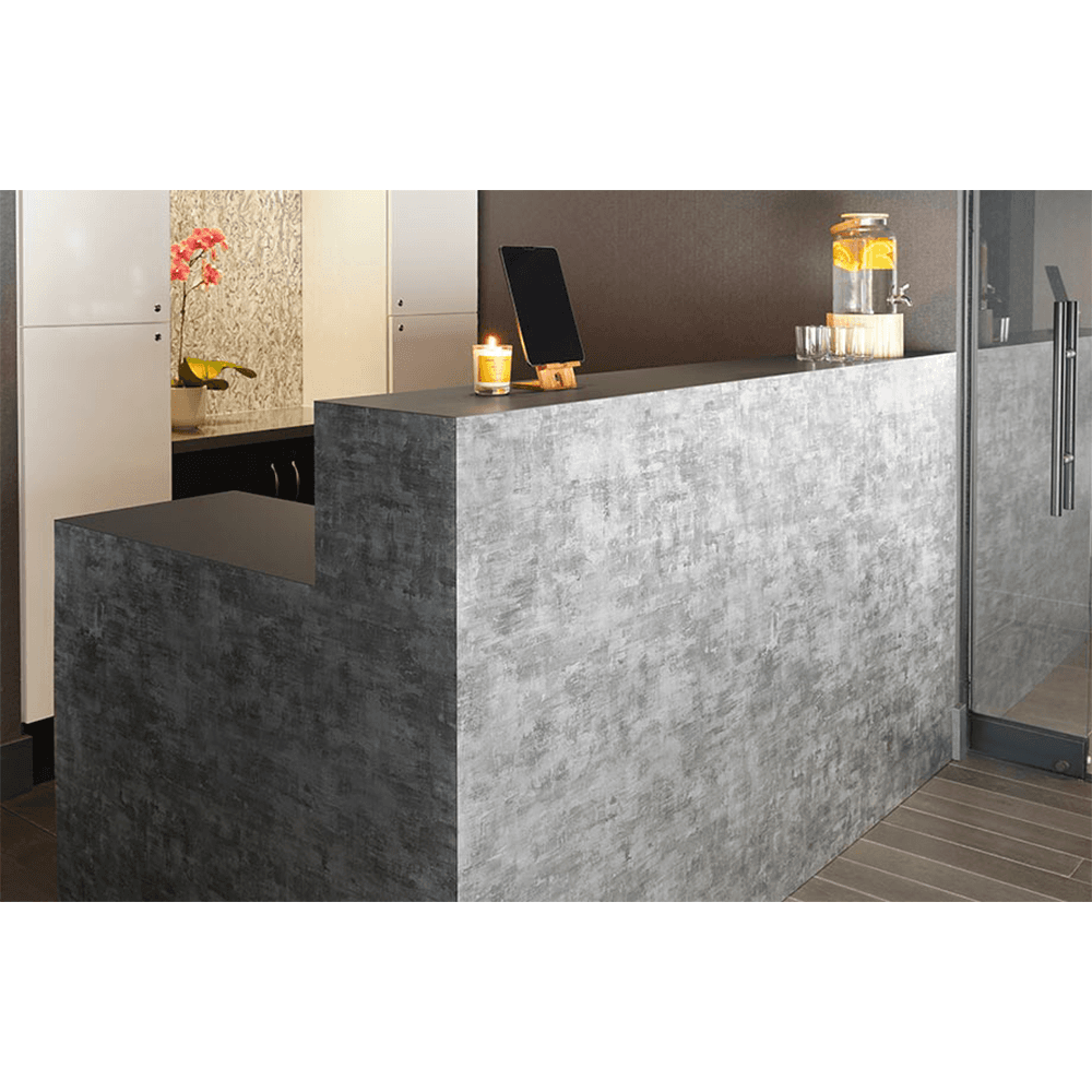 Formica Laminate M6811 Metallic Gray, Vertical Postforming Grade DecoMetal Finish, 48" x 96" Alt 2 - Image