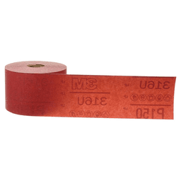 2-3/4" x 25 Yard 180 Grit Stikit Aluminum Oxide Abrasive Sheet Roll on A Weight Paper Alt 1 - Image