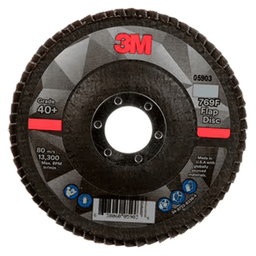 4-1/2" 40 Grit Right Angle Grinders Flap Disc Alt 1 - Image