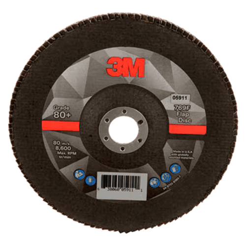 7" 80+ Grit Right Angle Grinders Flap Disc Alt 1 - Image