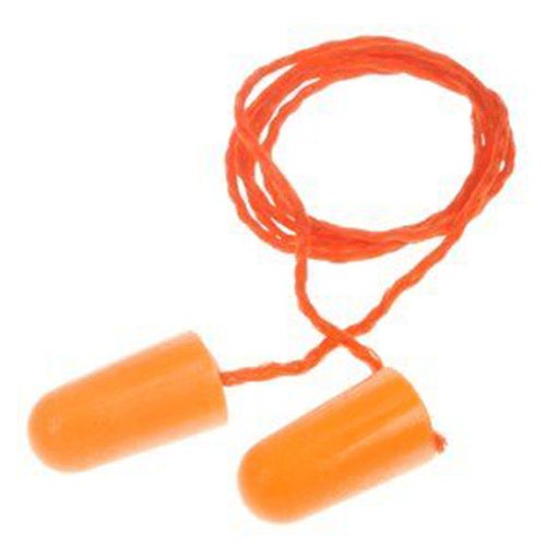 Soft, hypoallergenic foam earplugs with tapered design