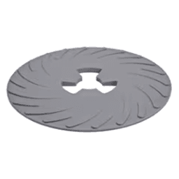 4-1/2" Medium Disc Pad Face Plate, Gray Alt 1 - Image