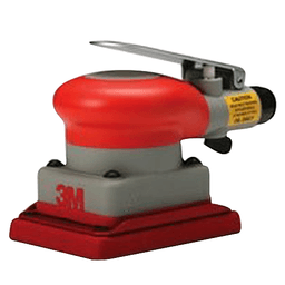 3M 3x4 inch Orbital Sander with Hookit pad for smooth surface finishing on metal, wood, and composites.