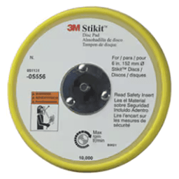 6" PSA Low Profile Disc Pad, Red Alt 1 - Image