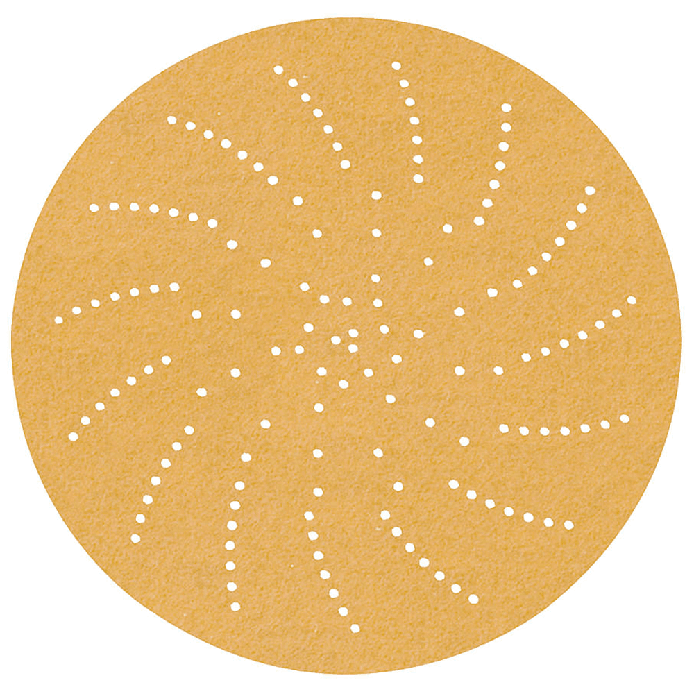 3M Hookit 220 Grit Multi Holes Sanding Disc, Aluminum Oxide on Paper (50/Box)