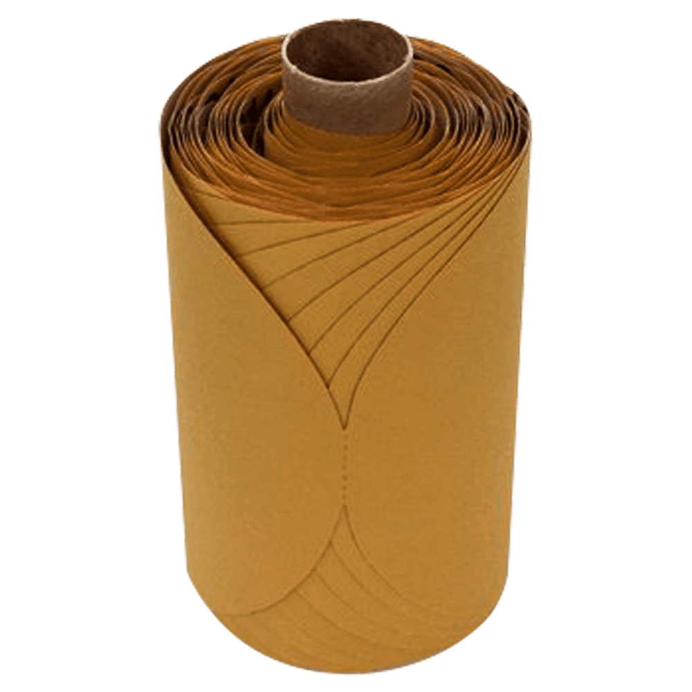 5" Stikit 320 Grit 255L No Holes Sanding Disc, Aluminum Oxide on Film (125/Roll) - Main Image