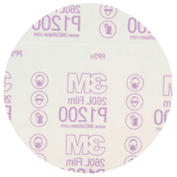 6" Stikit 1200 Grit No Holes 260L Finishing Film Disc, Aluminum Oxide on Polyester Film (100/Box) - Main Image