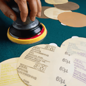 5" No Holes Microfinishing Film Disc, Aluminum Oxide on Polyester Film Alt 1 - Image