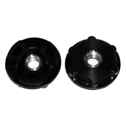 2.5" Hub/Retainer Nut Disc Pad Hub, Black Main - Image