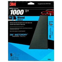 9" x 11" 400 Grit Aluminum Oxide Abrasive Sheet (5/Pack) - Alt Image 2