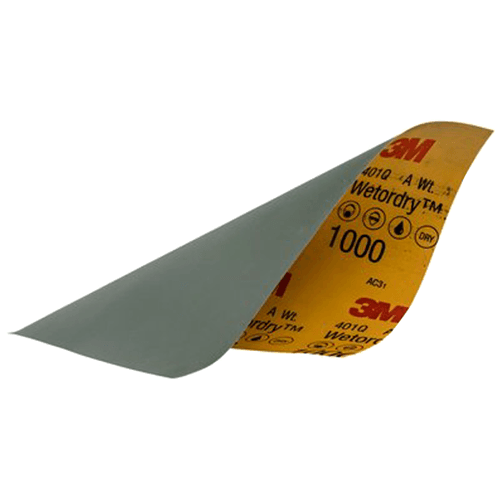 9" x 11" 1000 Grit Aluminum Oxide Abrasive Sheet (5/Pack) - Alt Image 3