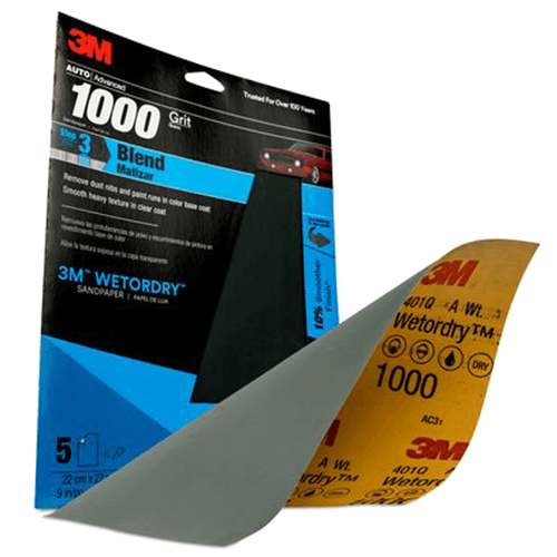 9" x 11" 1200 Grit Silicon Carbide Abrasive Sheet (5/Pack) - Alt Image 1