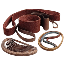 2-1/4" x 80" 80 Grit Sanding Belt, Aluminum Oxide on X-Weight Cloth - Alt Image 1