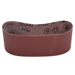 37" x 60" 80 Grit Sanding Belt, Aluminum Oxide on X-Weight Cloth - Alt Image 1