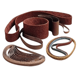 6" x 48" 60 Grit Sanding Belt, Aluminum Oxide on X-Weight Cotton/Cloth - Alt Image 1