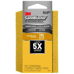 220 Grit Edge Detailing Sanding Sponge, 4-1/2" x 2-1/2" x 1 - Alt Image 1