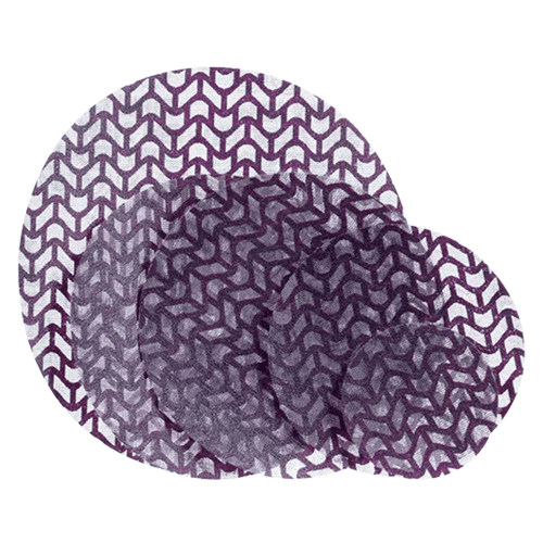 6" Xtract Cubitron II Hook and Loop 120 Grit 710W No Holes Clean Sanding Disc, Ceramic on Net (50/Pack) - Alt Image 1