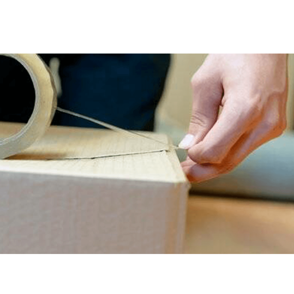 Scotch Box 375 48mm Clear Sealing Tape - Heavy Duty Packing Tape for Shipping and Ecommerce