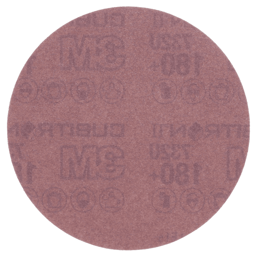 5" Cubitron II Hookit 180+ Grit 732U No Holes Paper Disc for Precision Shaped Ceramic Alt 1 - Image