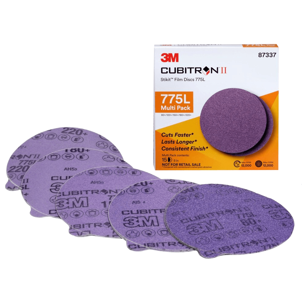 5" Cubitron™ II 180 Grit 775L Sanding Disc, Ceramic on Film - Alt Image 1