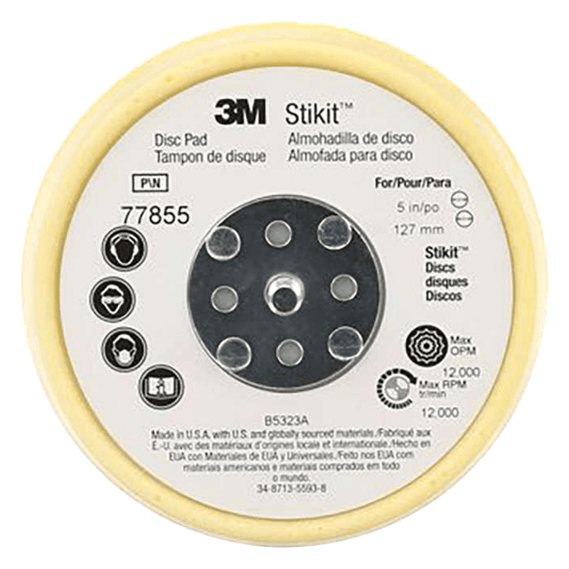 5" Hook and Loop Low Profile Finishing Disc Backing Pad, Soft - Alt Image 1