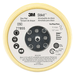 5" Hook and Loop Low Profile Finishing Disc Backing Pad, Soft - Alt Image 1