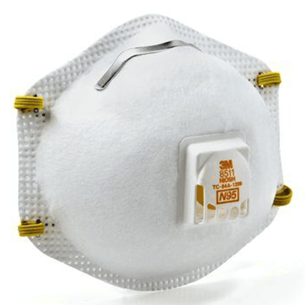 3M N95 Respirator with Electrostatically Charged Microfiber Filter