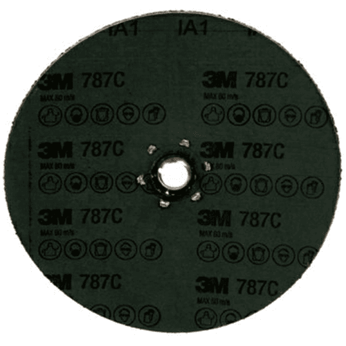 4-1/2" 120+ Grit No Holes 787C Sanding Disc, Ceramic on Fiber - Alt Image 1