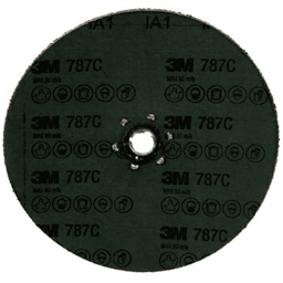 4-1/2" 120+ Grit No Holes 787C Sanding Disc, Ceramic on Fiber - Alt Image 1