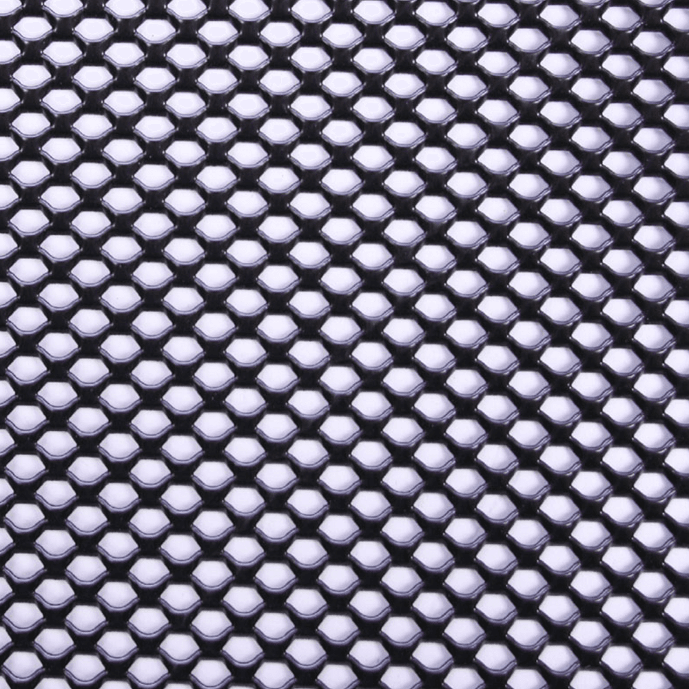 High-quality black wire mesh panel, 36x48 inches, rust and corrosion-resistant, 3/8 x 3/16" pattern repeat