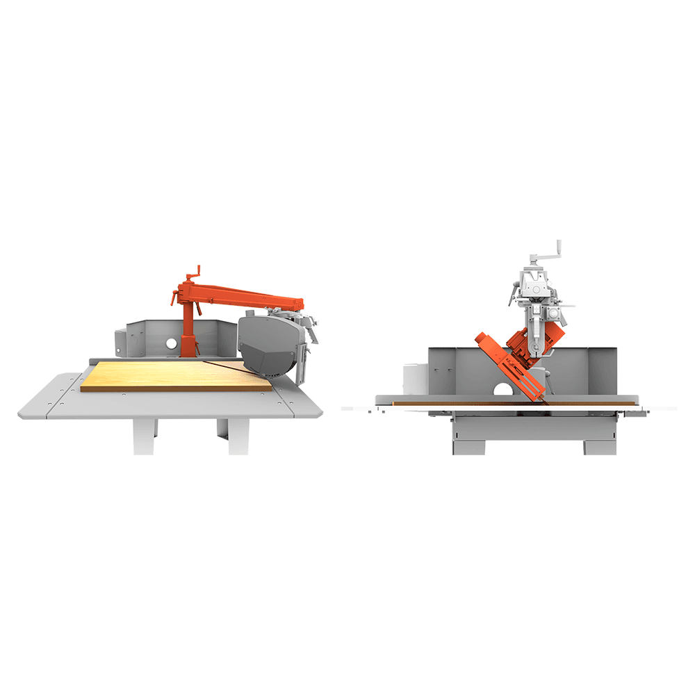 Maggi BEST960CE 400mm Radial Arm Crosscut Saw 4HP Single Phase Alt 2 - Image