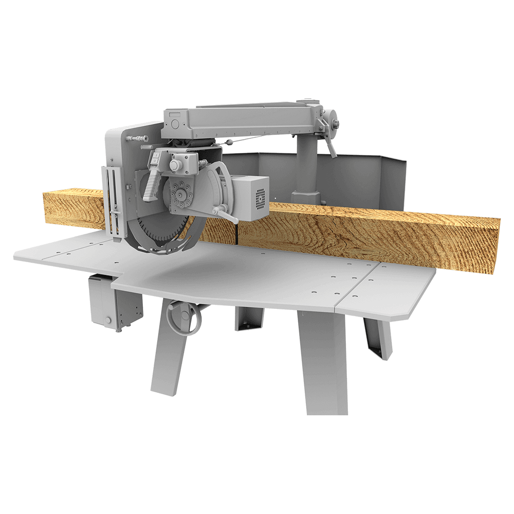 Maggi BEST960OS 565mm Radial Arm Crosscut Saw 7.5HP Alt 1 - Image