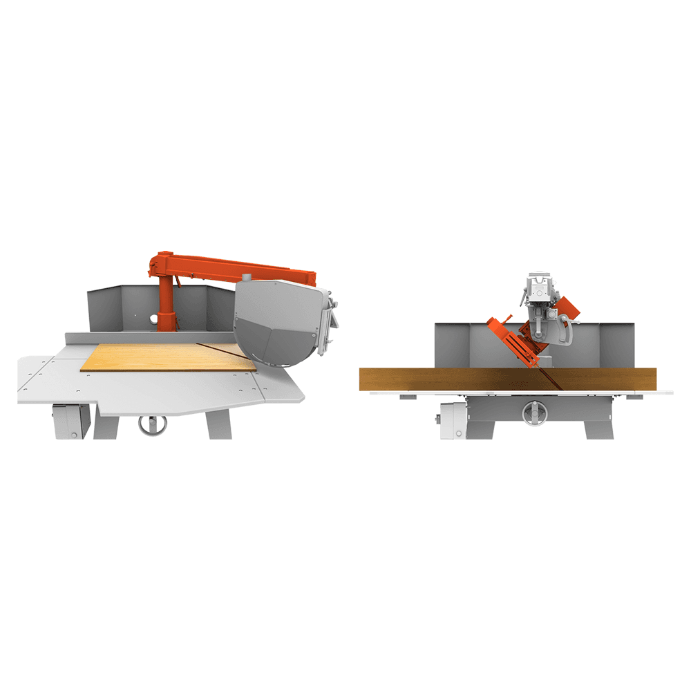 Maggi BEST960OS 565mm Radial Arm Crosscut Saw 7.5HP Alt 2 - Image