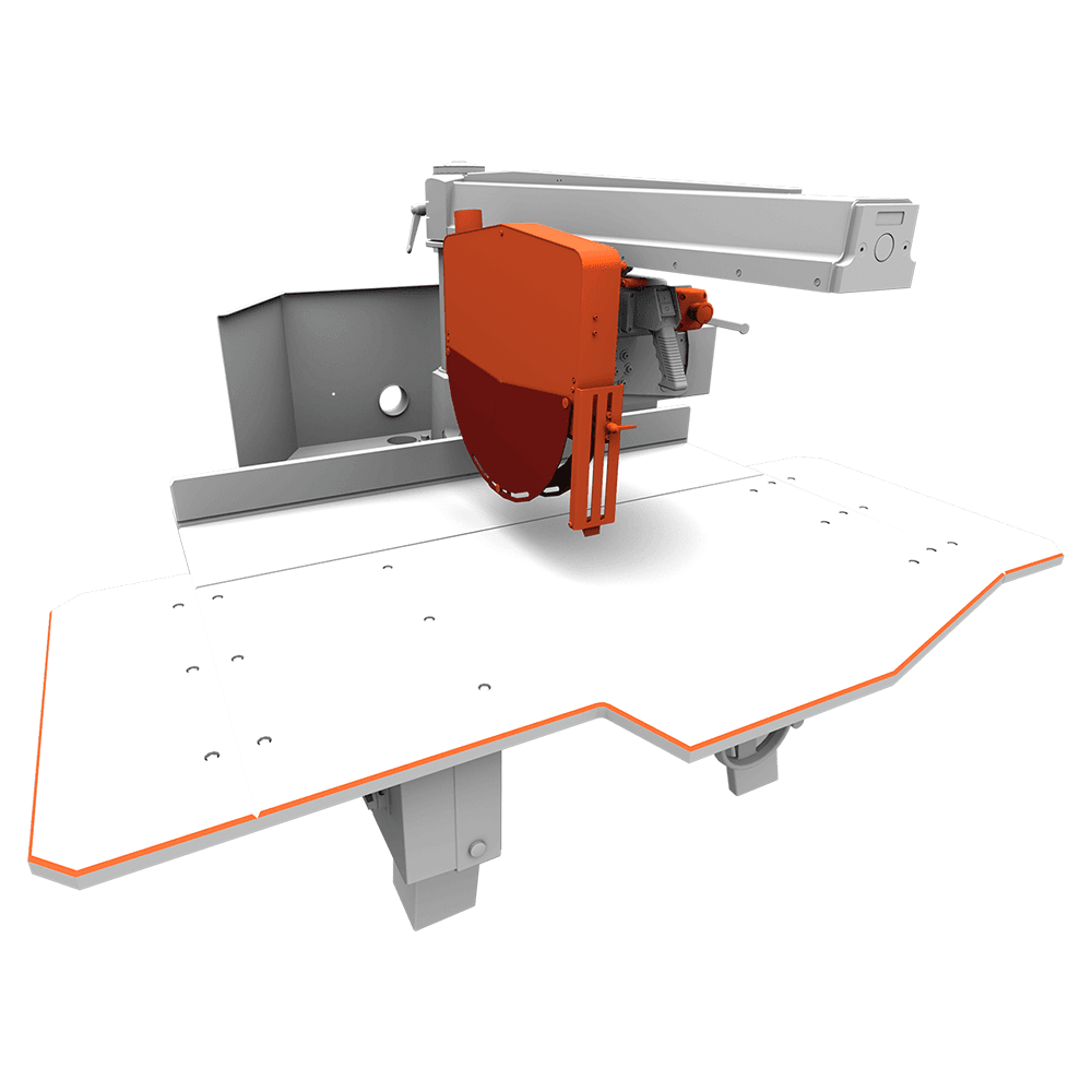 Maggi BEST960OS 565mm Radial Arm Crosscut Saw 7.5HP Alt 3 - Image
