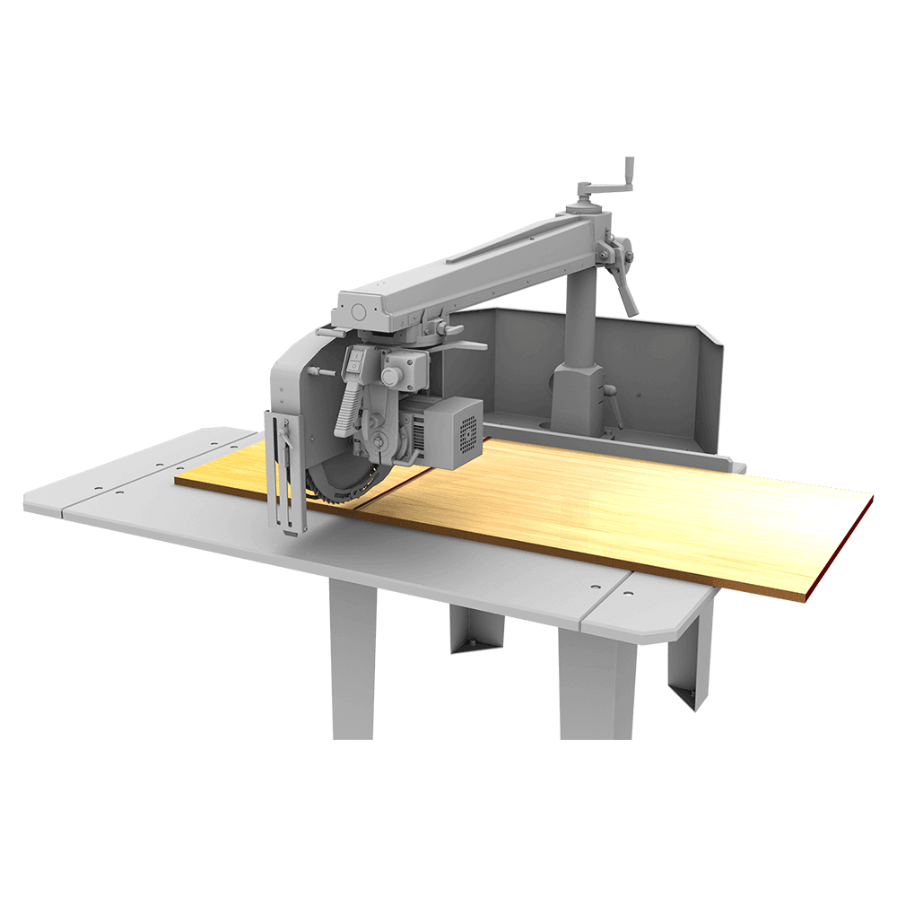 Maggi BIG800CE 400mm Radial Arm Crosscut Saw 4HP Single Phase Alt 1 - Image