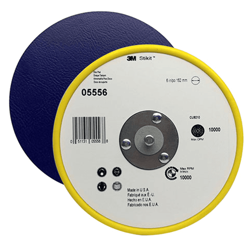 3M Stikit backing pad for secure disc attachment on rotary tools