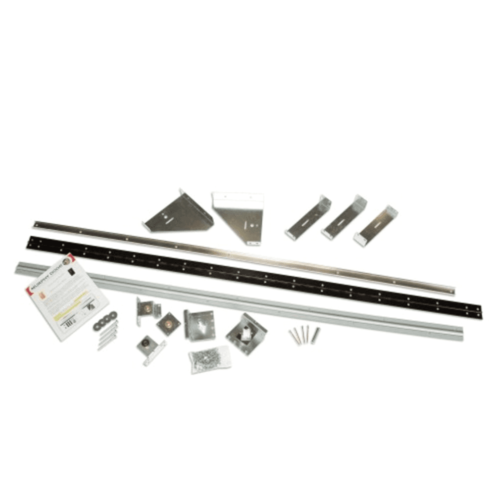 Patented ball bearing lower pivot for reliable Murphy door hinge kit