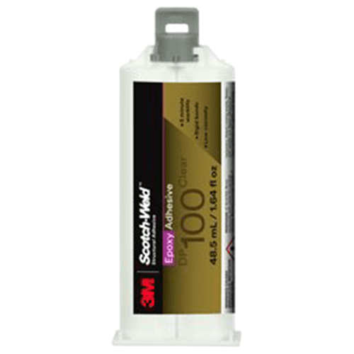 Scotch-Weld™ DP100 Epoxy Adhesive, Clear, 48.5mL Cartridge - Main Image