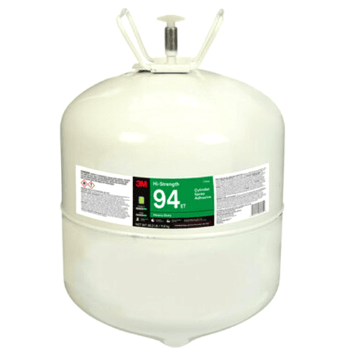 Hi-Strength 94 ET Spray Adhesive, Clear, 26.2lb Cylinder - Main Image