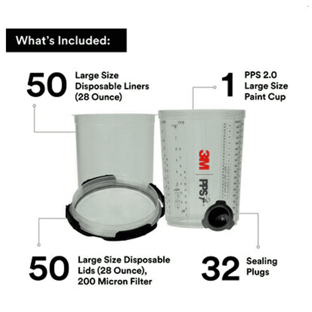 PPS™ 2.0 Large Cup System Kit, 28 Oz, 50/Box - Alt Image 4