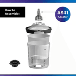 PPS 2.0 S41 Trapezoidal Male Adapter, Silver Alt 2 - Image