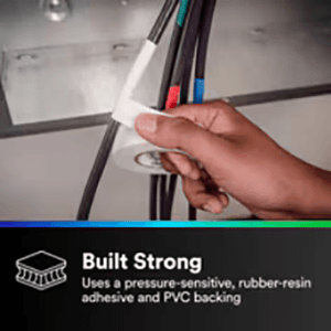 3/4" x 66' Gray Vinyl Coding Electrical Tape 35, 10 Rolls/Carton, 100 Rolls/Case Alt 5 - Image