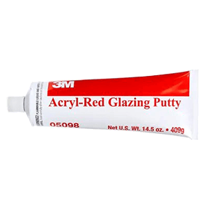 Acryl Glaze Putty, 14.5 oz, Red - Main Image