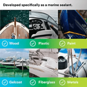 Fast Cure Marine Adhesive Sealant, 295ml, White Alt 4 - Image